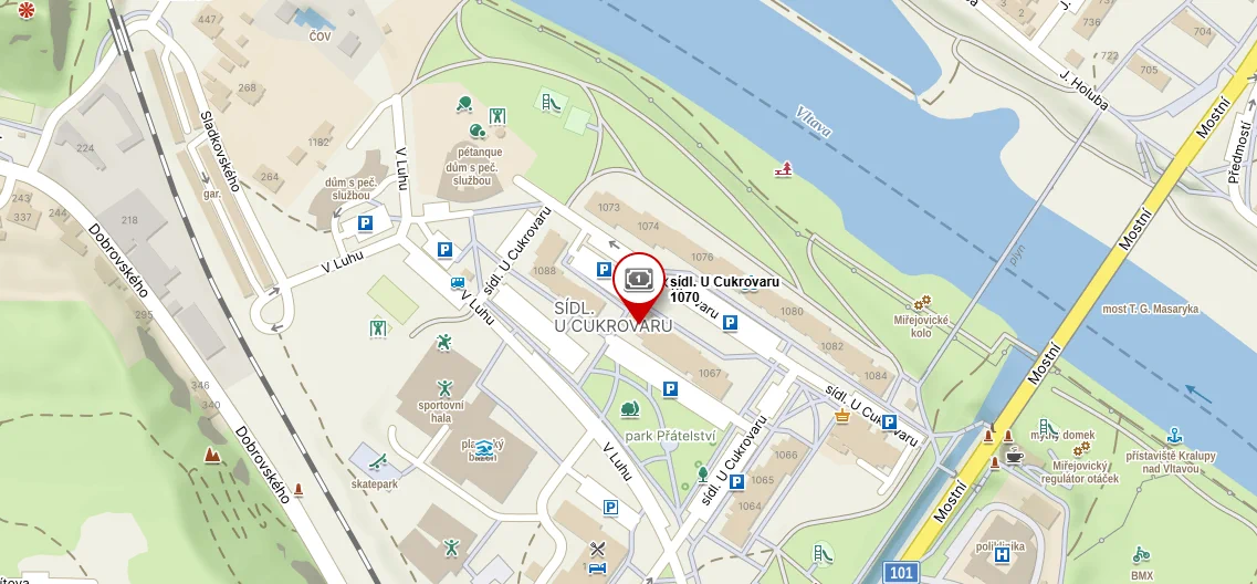 Mapa Kosmetický salon Aneta Pudilová